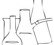 Coloriage et dessins gratuit Flacons sp&eacute;ciaux facile à imprimer