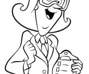 Coloriage Instructrice de biologie