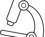 Coloriage Microscope imprimable