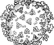 Coloriage Structure Covid 19