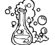 Coloriage Une exp&eacute;rience en terme