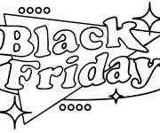 Coloriage Black Friday gratuit