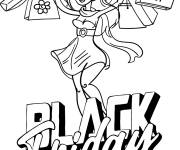 Coloriage Black Friday pour adultes