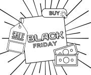 Coloriage Black Friday pour ce1