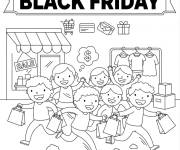 Coloriage Black Friday pour les petits