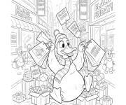Coloriage Canards et sacs pendant le Black Friday