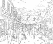 Coloriage C&eacute;l&eacute;bration du Black Friday