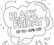 Coloriage Des r&eacute;ductions impressionnants en Black Friday