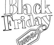 Coloriage Marchet Black Friday
