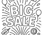 Coloriage Offre sp&eacute;cial au Black Friday