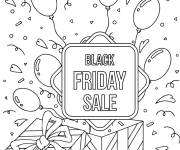 Coloriage Poster Black Friday