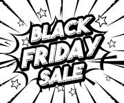 Coloriage Solde Black Friday petite section