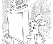 Coloriage T&eacute;l&eacute;vision en soldes pendant le Black Friday