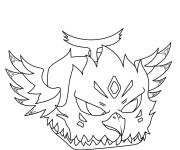 Coloriage Aigle Blox Fruit