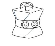 Coloriage et dessins gratuit Blox Fruit island à imprimer