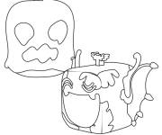 Coloriage Blox Fruits fant&ocirc;me et ombre