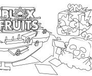 Coloriage Blox Fruits Roblox