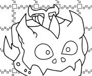 Coloriage Blox Fruits T-REX