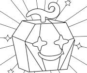Coloriage Diamant Blox Fruits