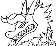 Coloriage Dragon Blox Fruits jeu de Roblox