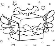 Coloriage Faucon Blox Fruits