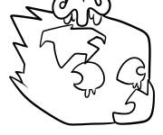 Coloriage Ice Blox Fruits facile