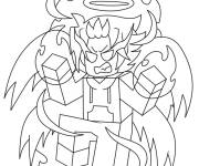 Coloriage Joueur Blox Fruits de roblox