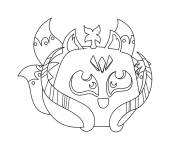Coloriage Kitsume Blox fruits