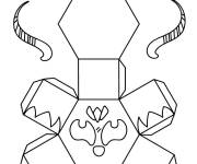 Coloriage Kitsune Blox Fruits Fruit &agrave; d&eacute;couper