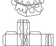 Coloriage Mod&egrave;les en papier Blox Fruits