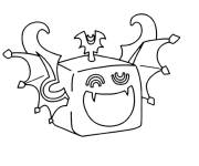 Coloriage et dessins gratuit Shadow facile du jeu Blox Fruits à imprimer