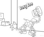 Coloriage Boite Boxy Boo du jeu Poppy Playtime