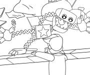 Coloriage Boxy Boo attaque sa victime