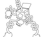 Coloriage Boxy Boo aux longues jambes