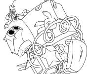 Coloriage Boxy Boo avec une boite