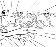 Coloriage Boxy Boo contre les Mini Huggies