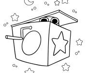 Coloriage Boxy Boo dans la bo&icirc;te