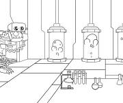Coloriage Boxy Boo dans le laboratoire