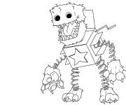 Coloriage Boxy Boo de Poppy Playtime
