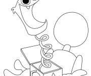 Coloriage Boxy Boo du projet Playtime