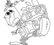 Coloriage Boxy Boo en action