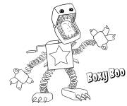 Coloriage Boxy Boo en chantant