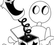 Coloriage Boxy Boo en lineart
