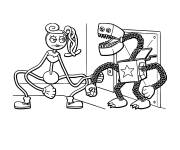 Coloriage Boxy Boo et maman longues