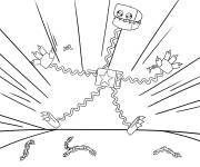 Coloriage Boxy Boo lib&egrave;re ses chaines