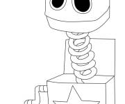 Coloriage et dessins gratuit Boxy Boo sortant d'une boite magique à imprimer
