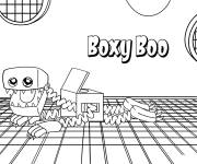 Coloriage Boxy Boo sur terre