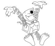 Coloriage Clin d'oeil de Boxy Boo