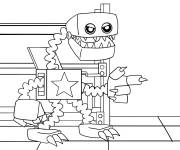 Coloriage Image du chasseur Boxy Boo