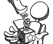 Coloriage Jouet Boxy Boo rigolo